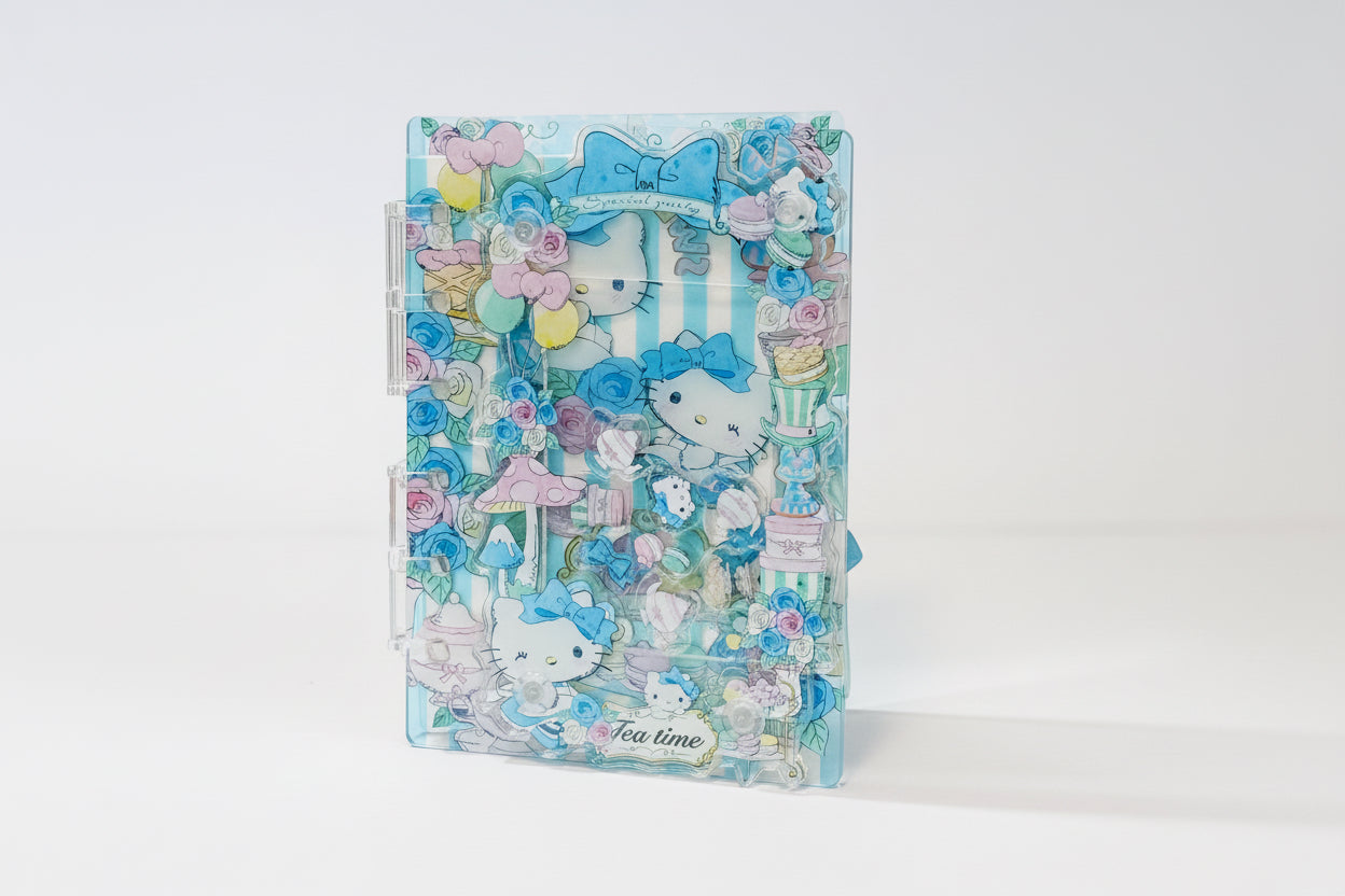 Hello Kitty x Alice in Wonderland A7 Acrylic Notebook